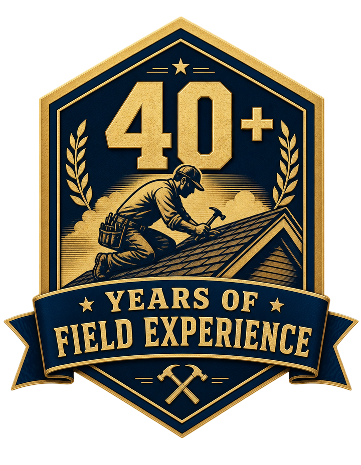 Badge: 40+ years of field experience